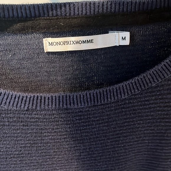 Dark blue never worn sweater size M - Picture 2 of 2